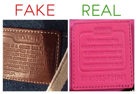 how to spot a fake bag coach|check serial number coach bag.